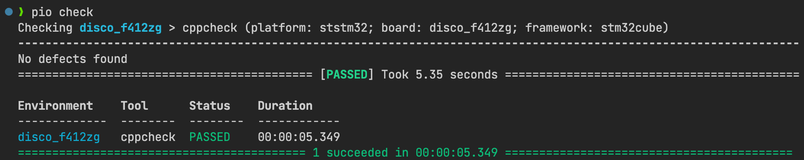 Check result