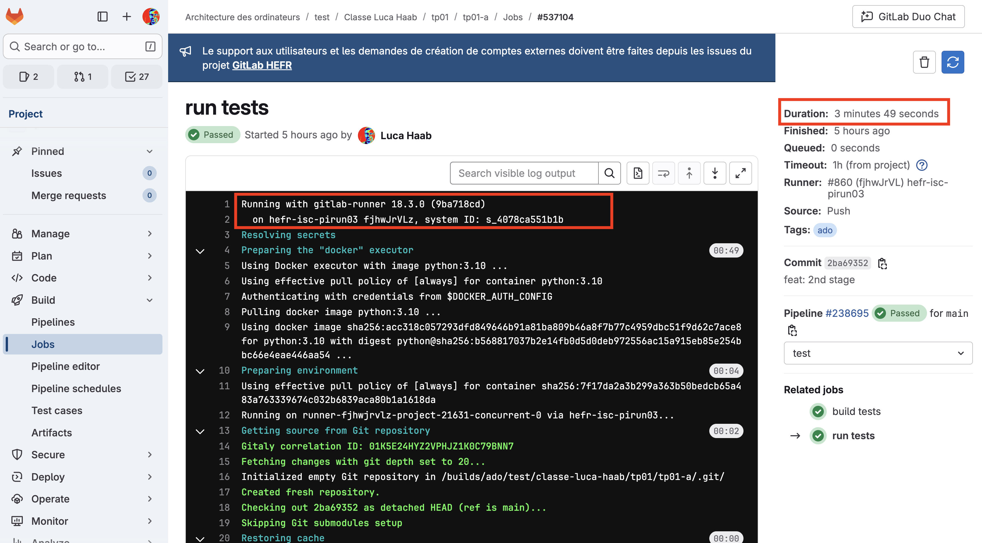 Run Tests